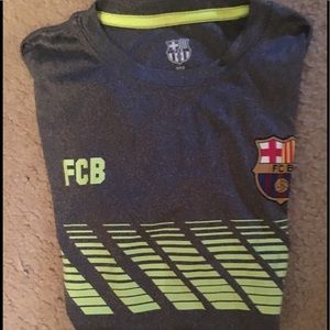 Boys gray with yellow shirt sleeved shirt